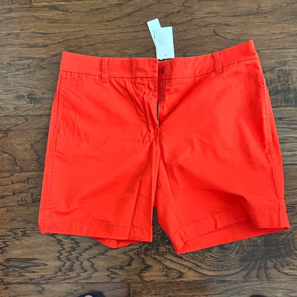 J. Crew Vibrant 7” Red Women's Shorts